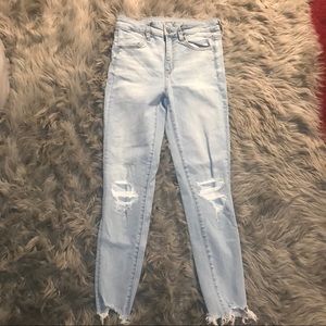 american eagle distressed jeans